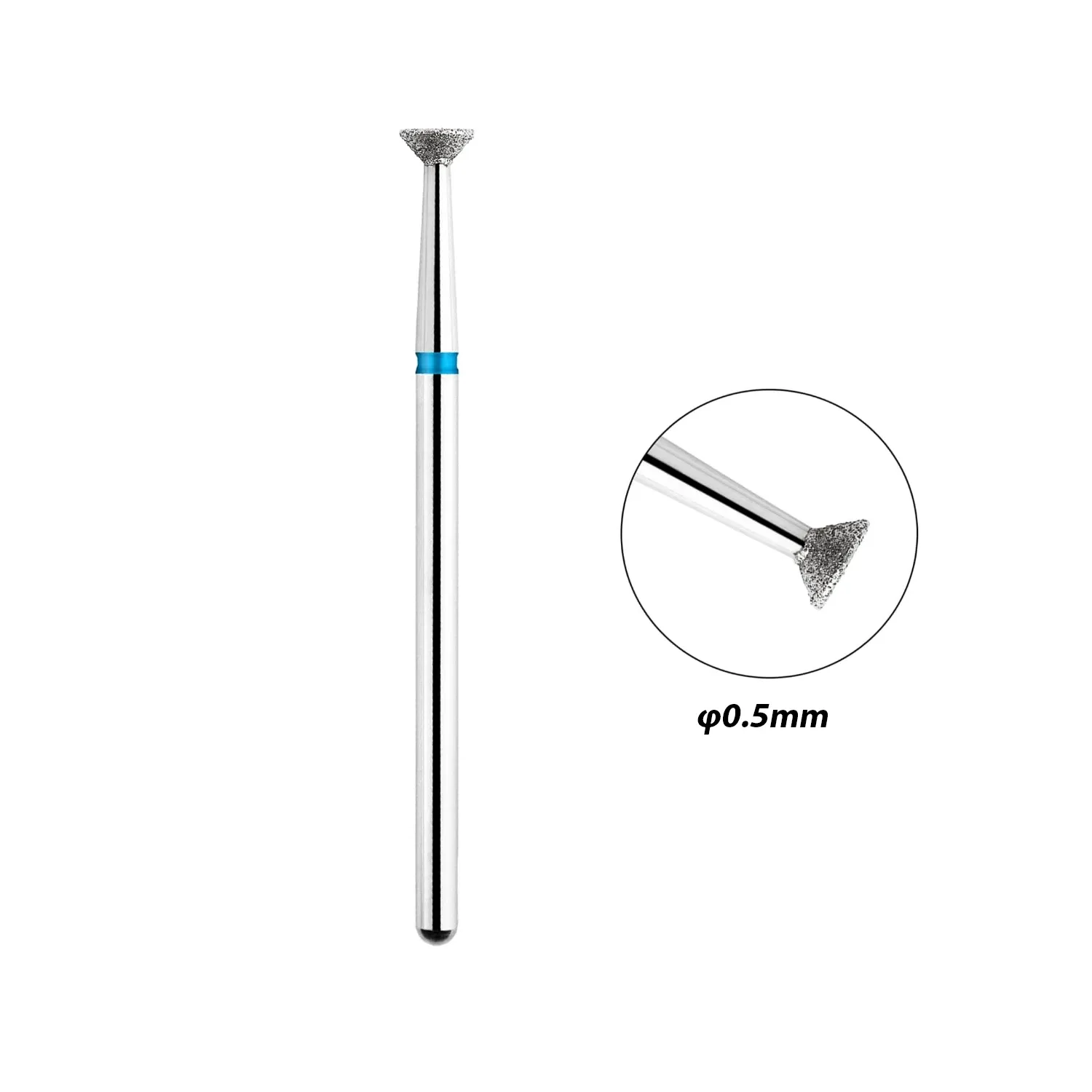 Flame Diamond Cuticle Drill Bit Duo Set