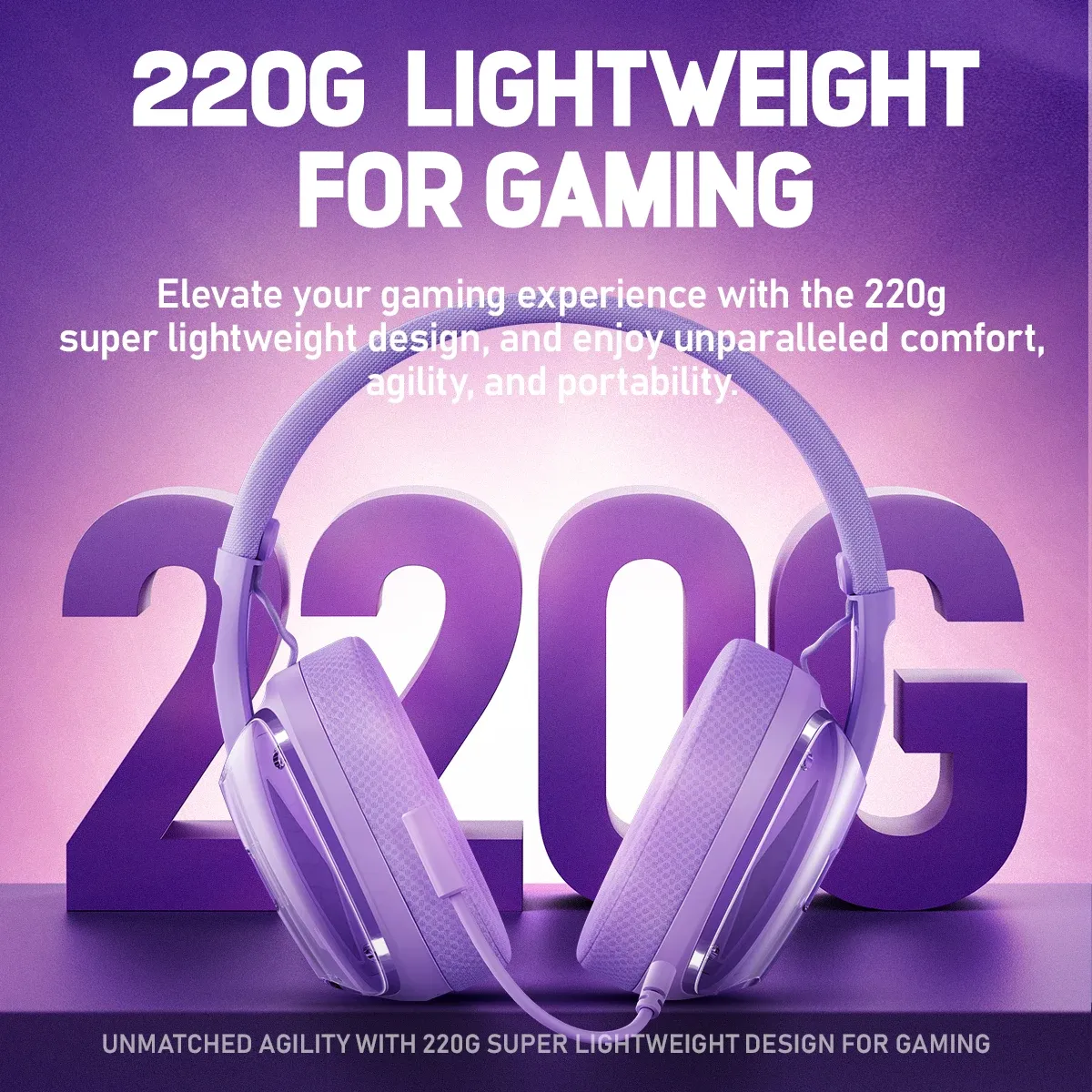 Picun G1 Tri-Mode Gaming Wireless Headset