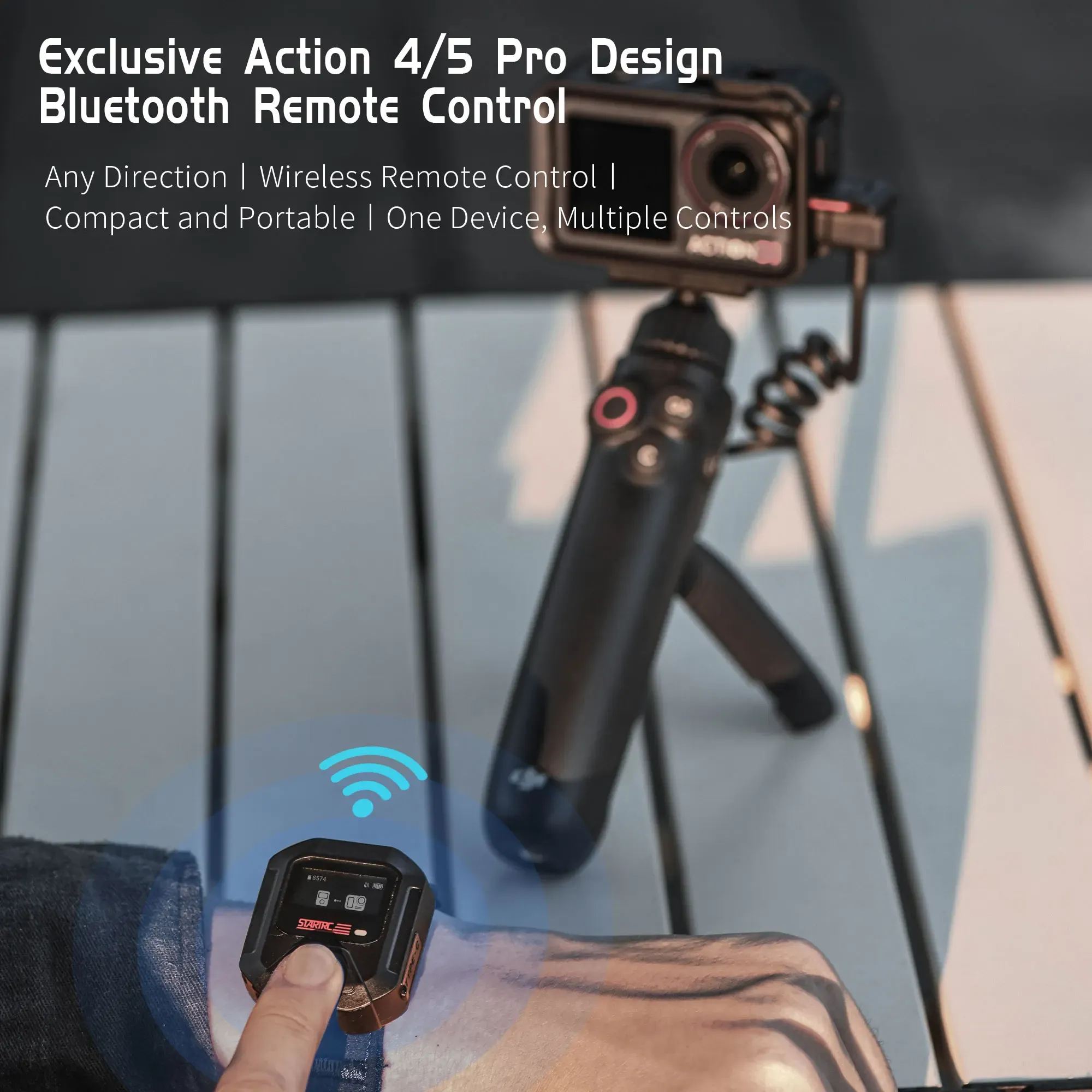 STARTRC GPS Remote for DJI Osmo Action 4/5 Pro/6