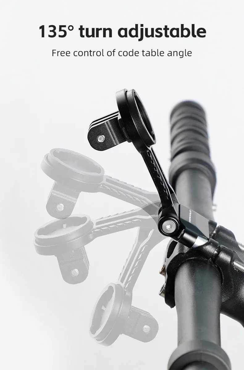 All-in-One Alloy Bike Computer and Light Mount