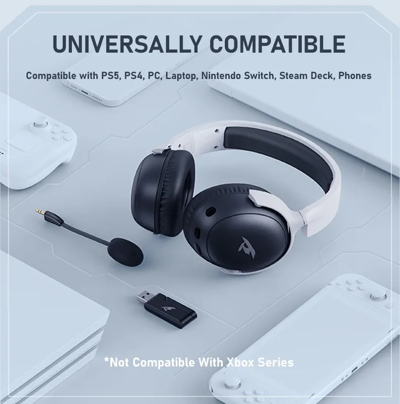 Picun G3 Tri-Mode Wireless Gaming Headset with ENC Mic