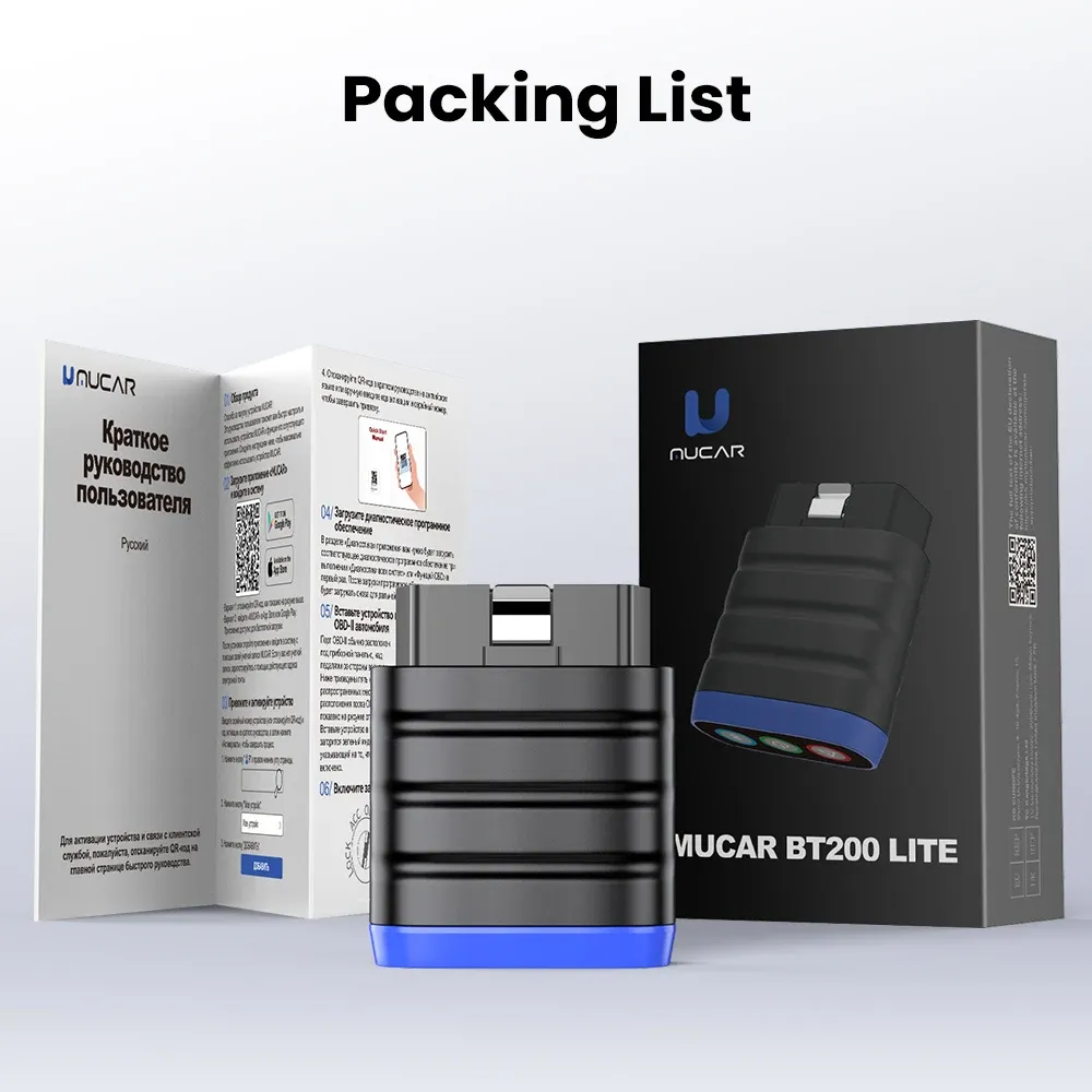 MUCAR BT200 LITE Bluetooth Full-System OBD2 Scanner