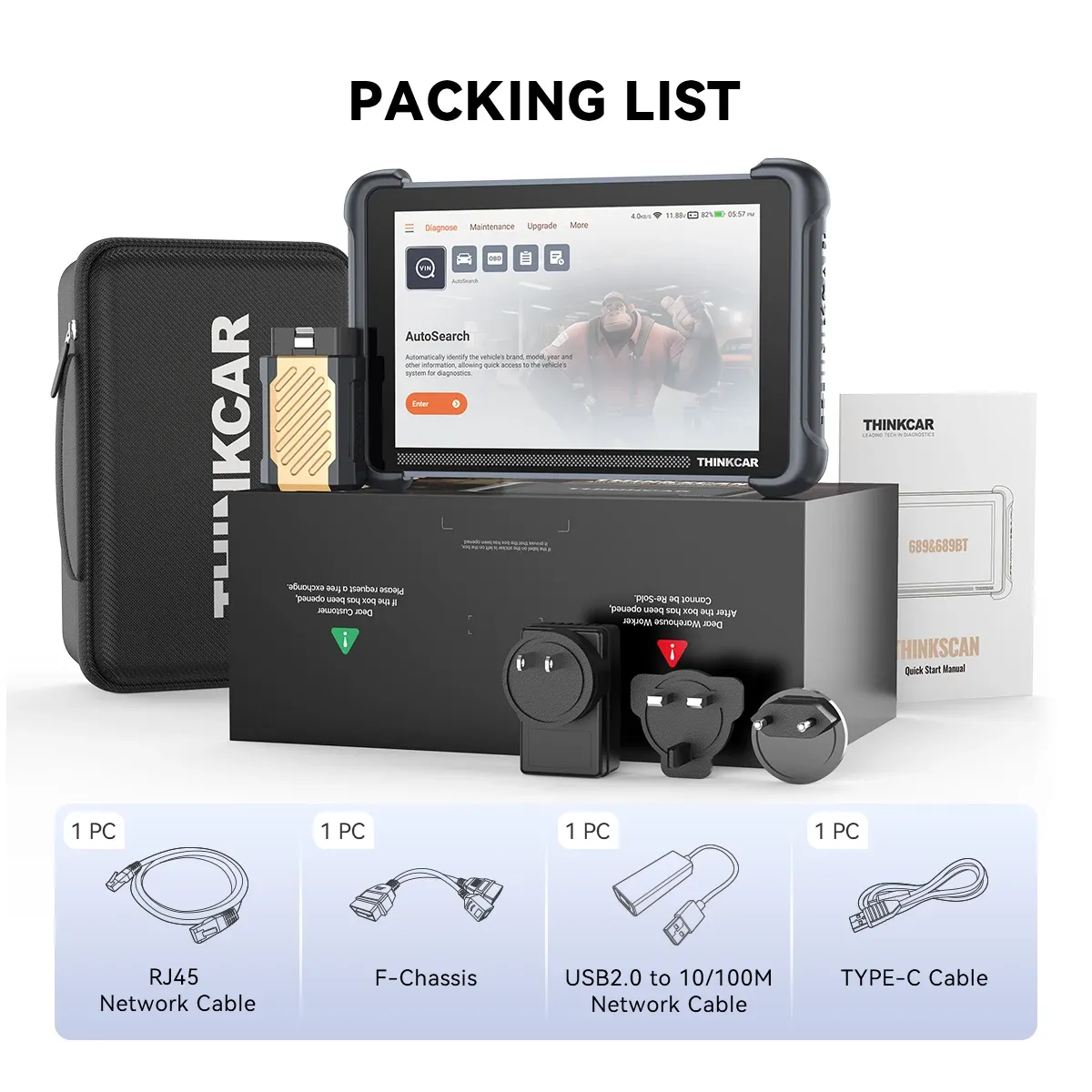 Thinkcar THINKSCAN 689BT Wireless OBD2 Diagnostic Scanner