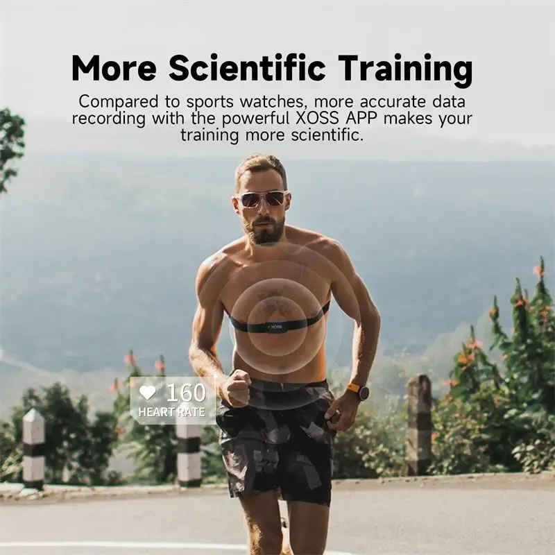 XOSS X2 Bluetooth ANT+ Chest Heart Rate Monitor