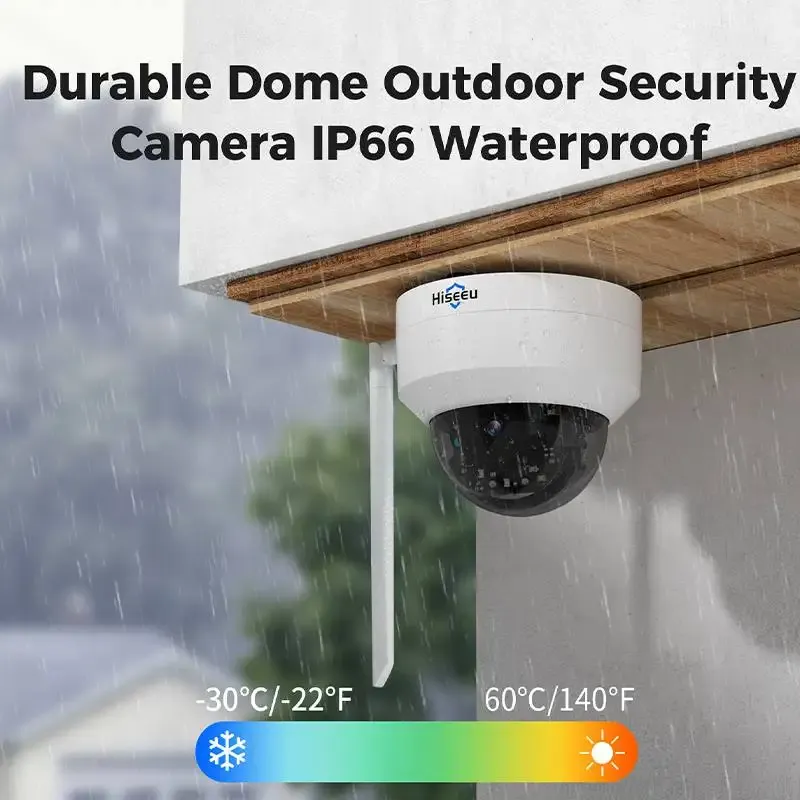 Hiseeu WHC905 5MP PTZ Outdoor WiFi Security Camera