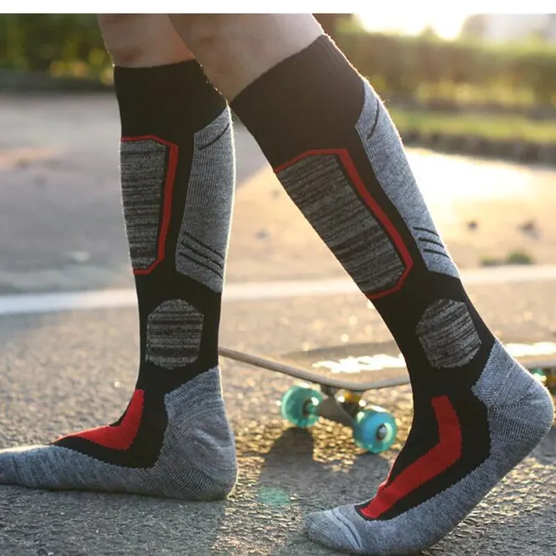Thermal Jacquard Ski Socks for Winter Sports