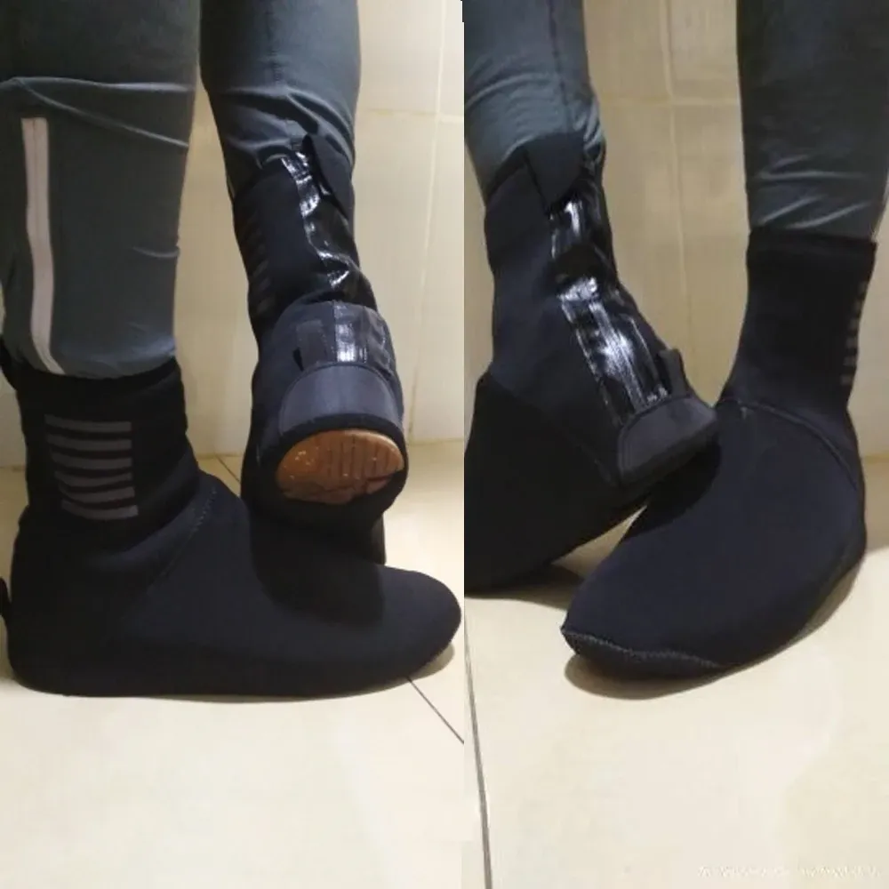 YKYWBIKE Deep Winter Waterproof Cycling Shoe Covers