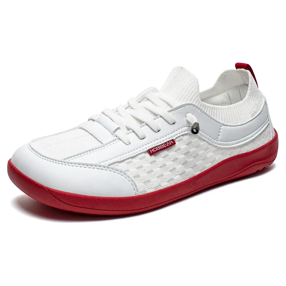 HOBIBEAR Zero-Drop Wide-Toe Slip-On Walking Shoes