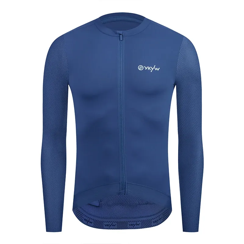 Ykywbike Long-Sleeve Aero Cycling Jersey