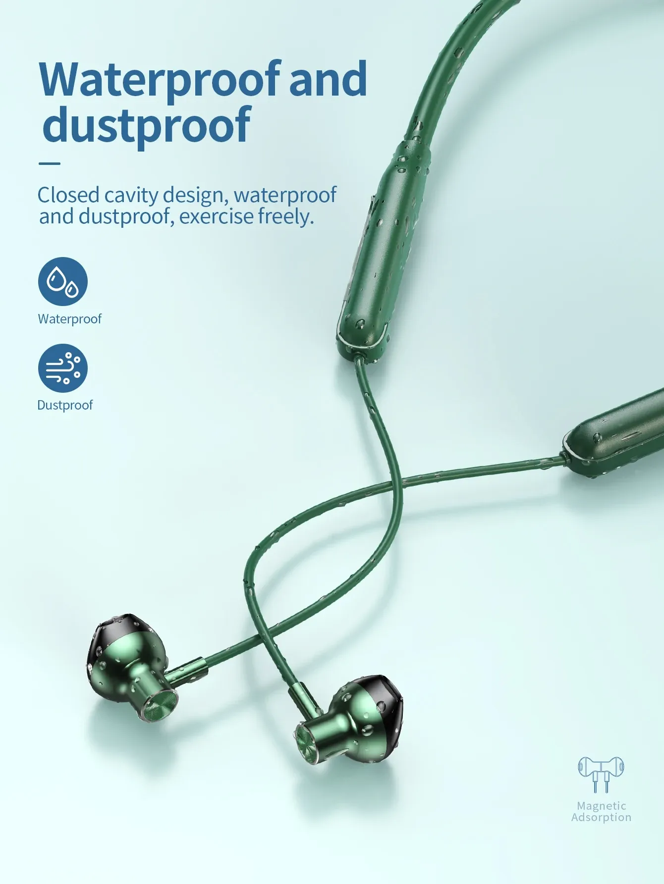 HOCO ES58 Bluetooth Neckband Sport Earphones