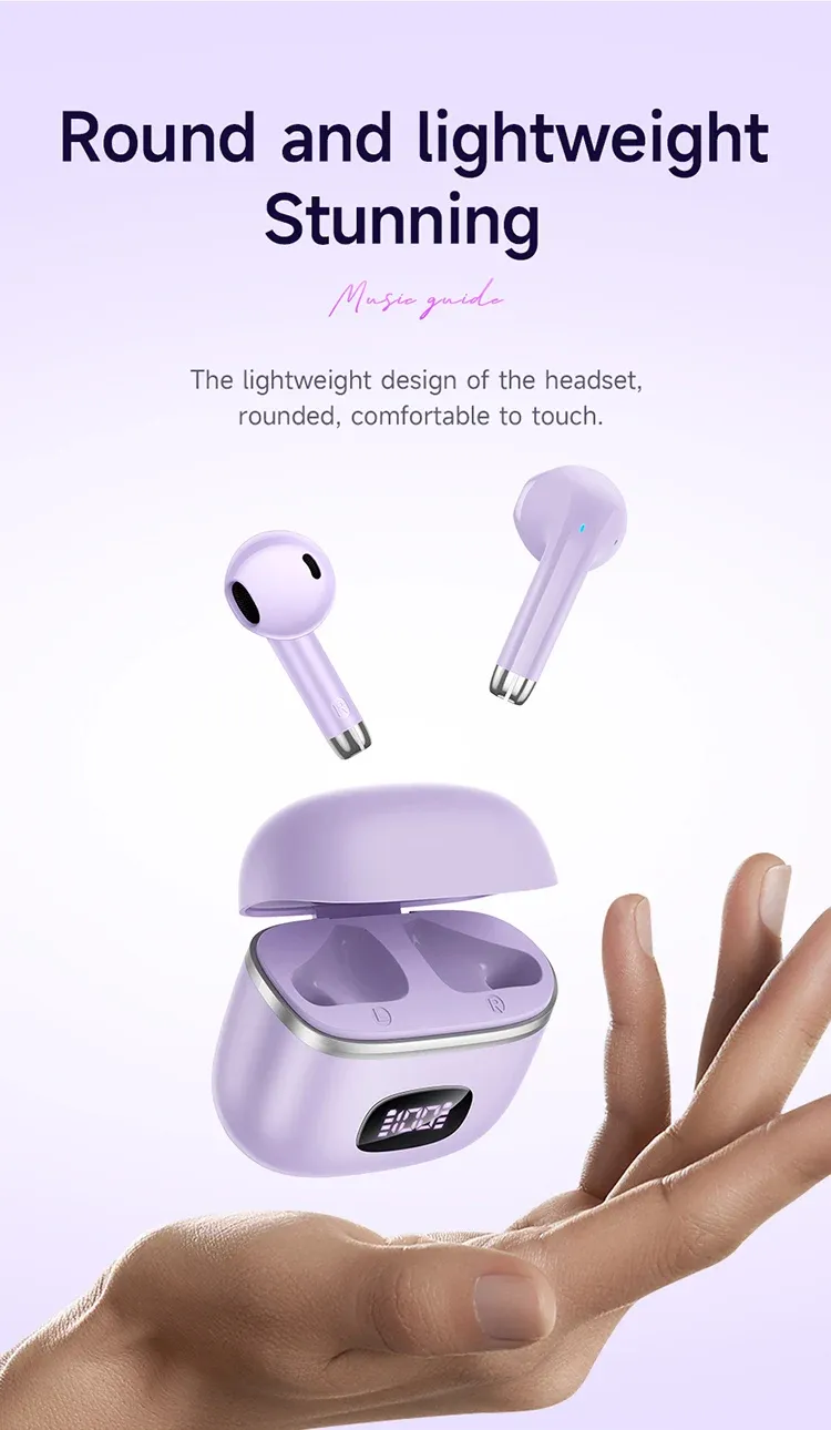 Hoco EQ1 Bluetooth Earbuds with LED Power Display