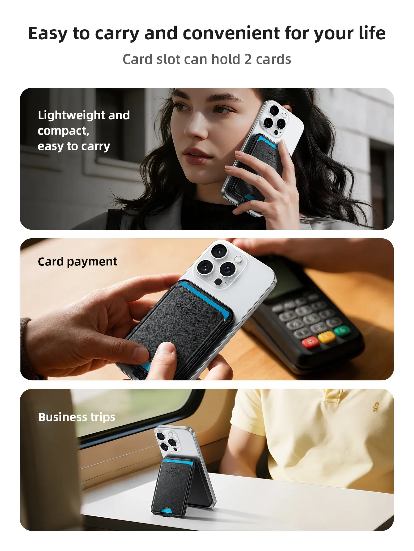 HOCO E91I Magnetic Wallet Tracker Stand