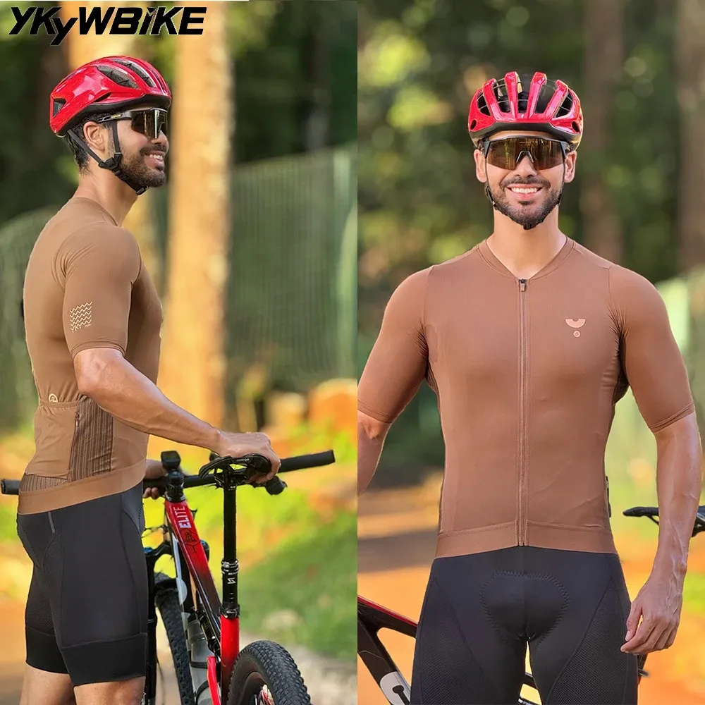 YKYW Purple Summer Road Cycling Jersey