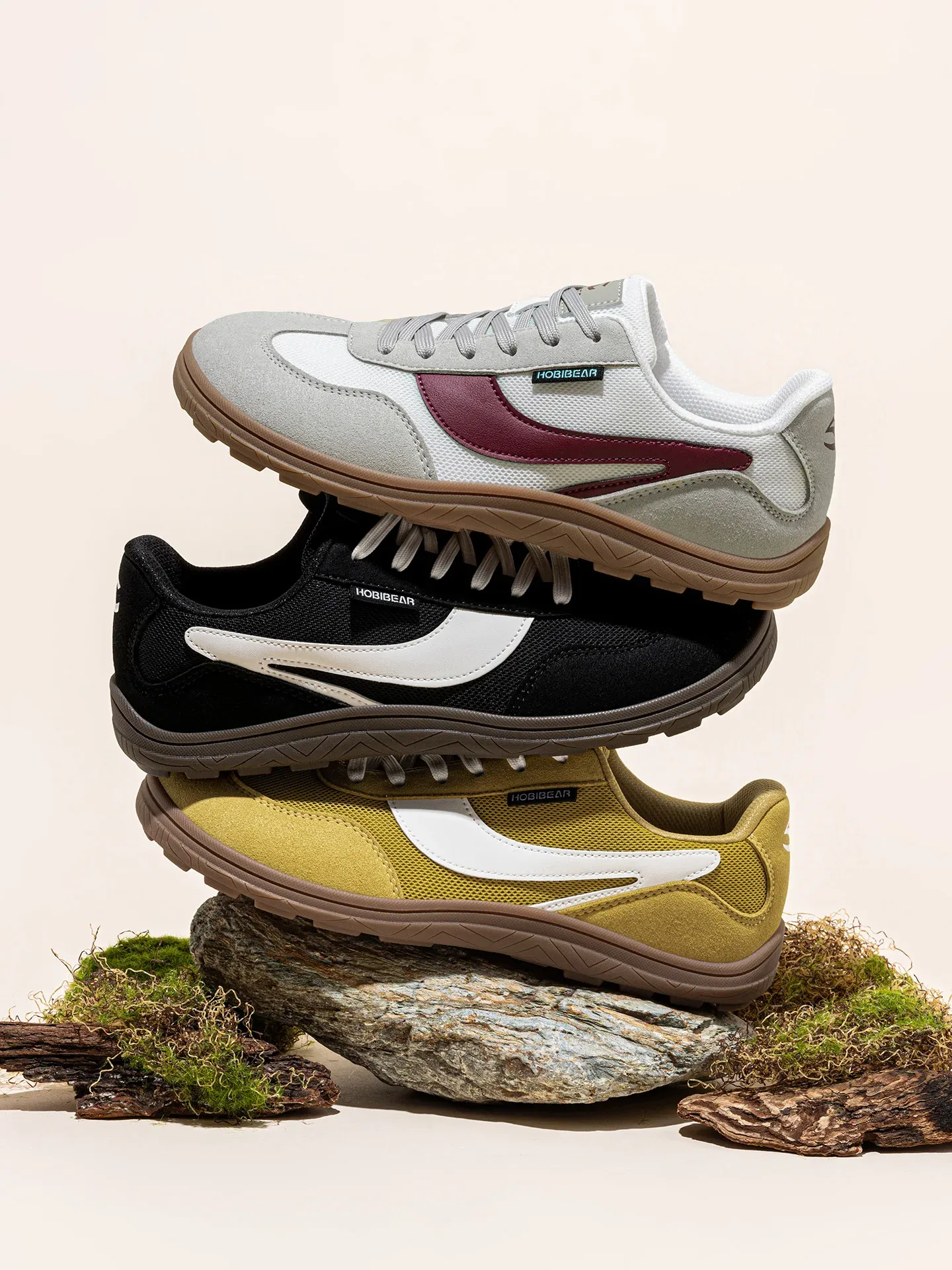 HOBIBEAR Wide Toe Zero-Drop Barefoot Walking Shoes