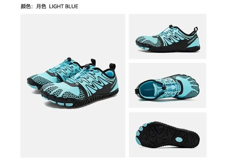 HOBIBEAR Wide-Last Waterproof Mesh Water Sneakers