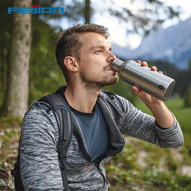 Fjbottle 2L Stainless Steel Cycling Water Bottle with Bag