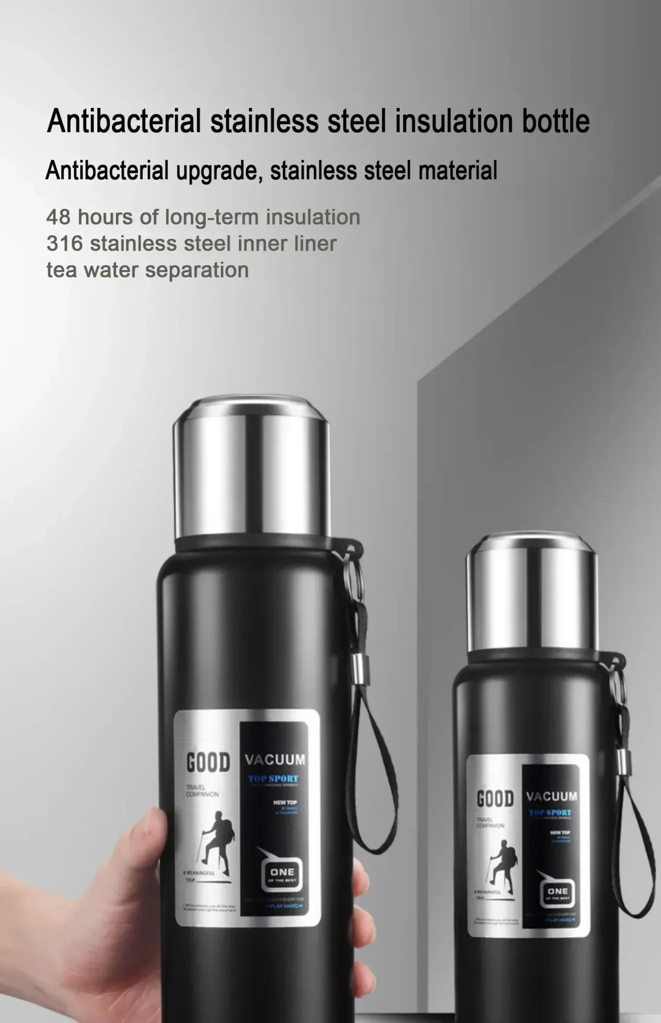 316 Stainless Steel Thermal Travel Thermos Flask