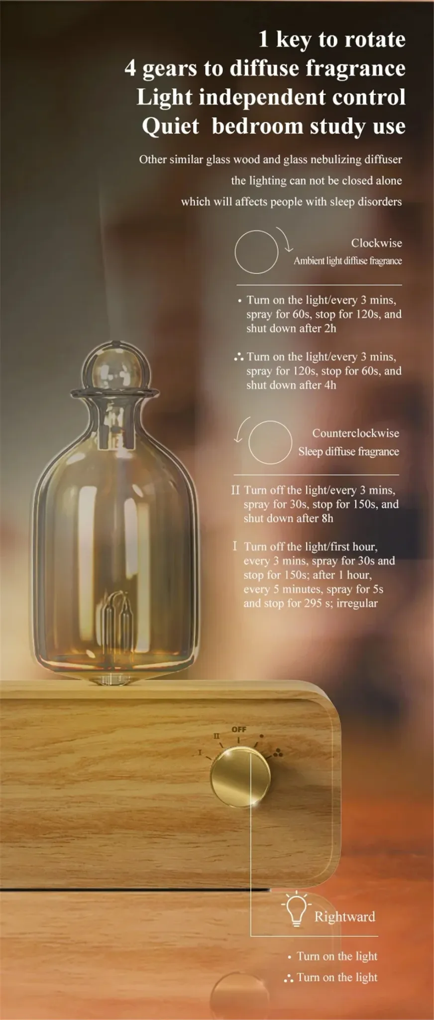 Deerma Waterless Aroma Diffuser for Home and Office