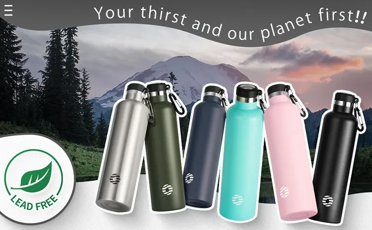FEIJIAN 1000ml Vacuum Insulated Stainless Steel Thermos Bottle