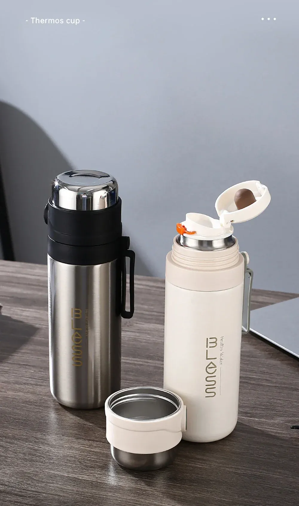 500ml Stainless Steel Vacuum Thermos Cup