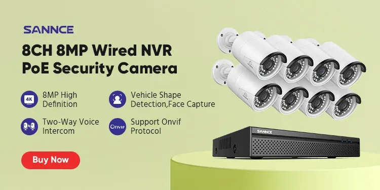 ANNKE 8-Channel 5MP Lite Hybrid DVR Recorder