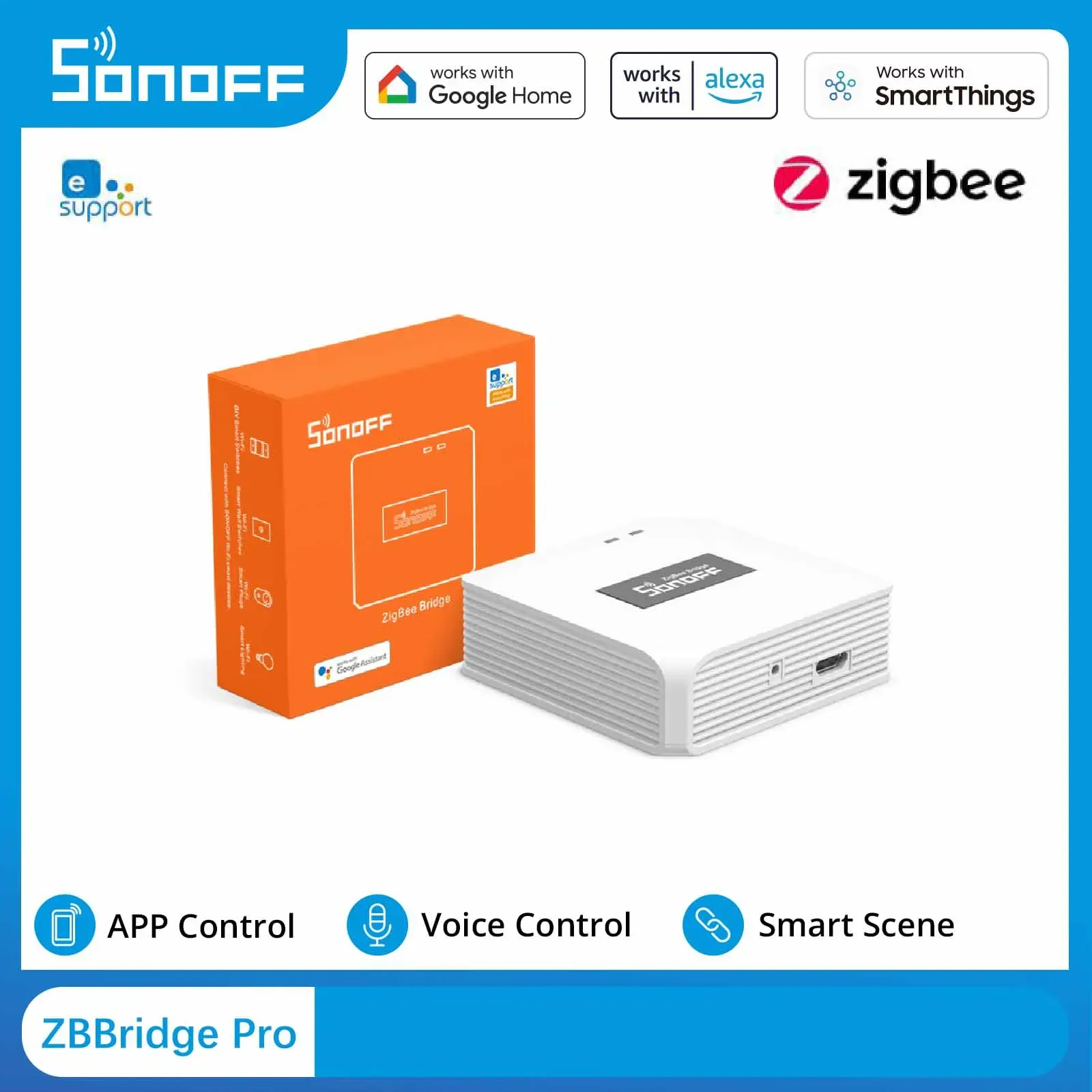 SONOFF ZigBee Bridge Pro Gateway for Smart Home Scenes