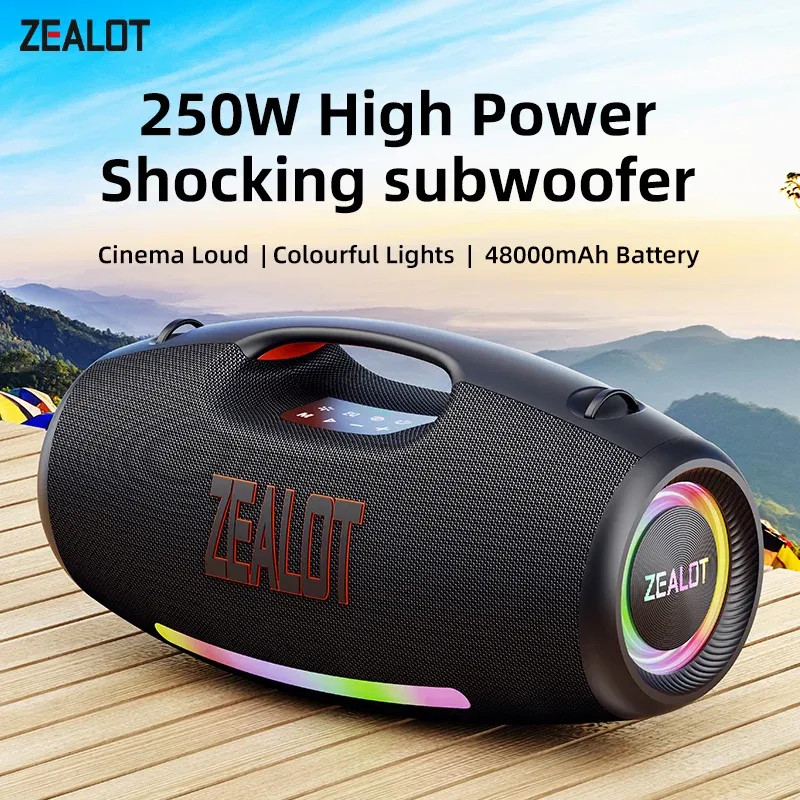 ZEALOT-S89 Portable 250W Outdoor Bluetooth Party Speaker