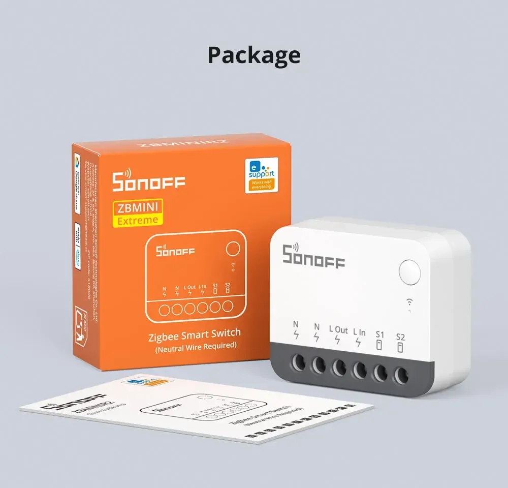 SONOFF ZBMINIR2 Zigbee Smart Relay Module