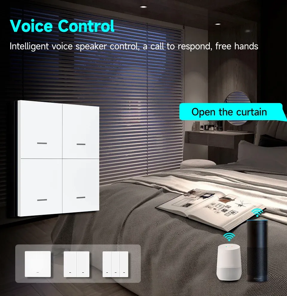 Tuya ZigBee Scene Button Wall Controller