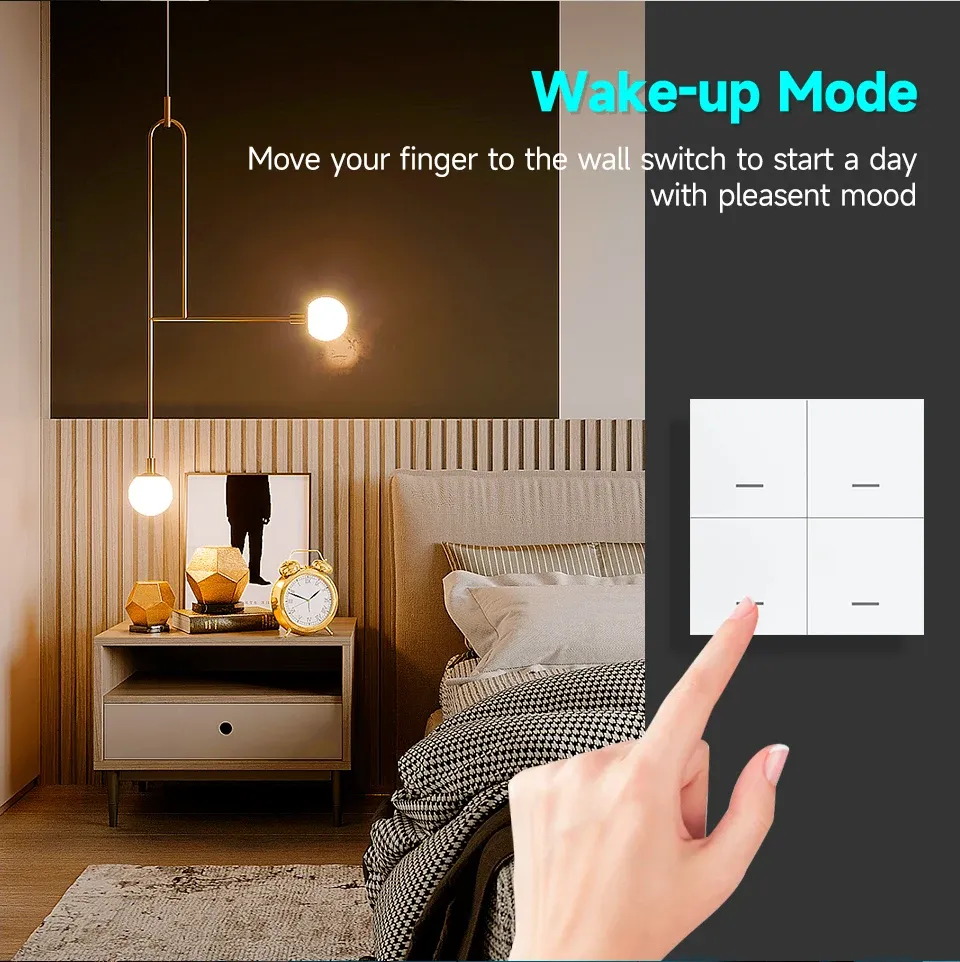 Tuya ZigBee Scene Button Wall Controller