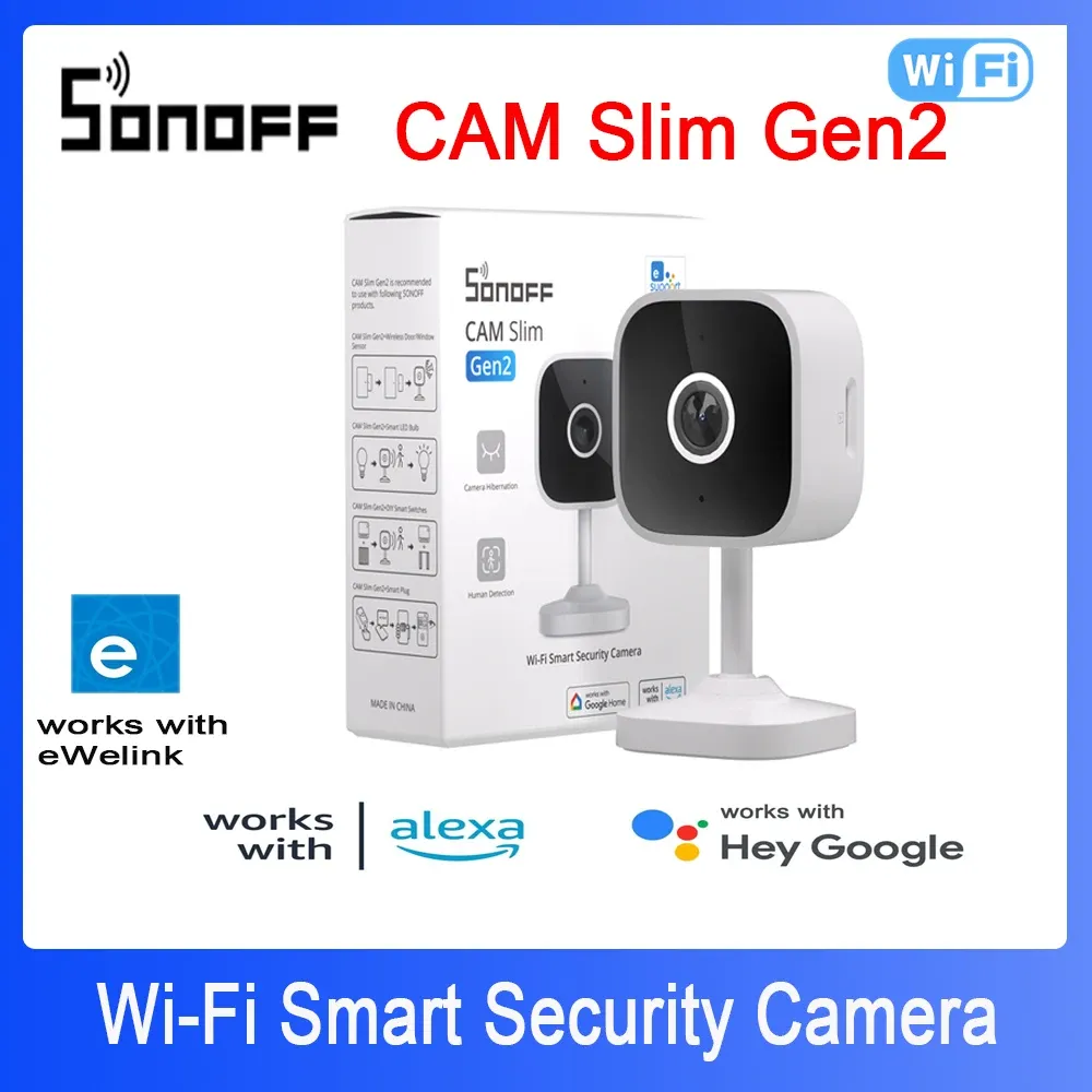 SONOFF CAM Slim Gen2 1080P WiFi Smart Security Camera