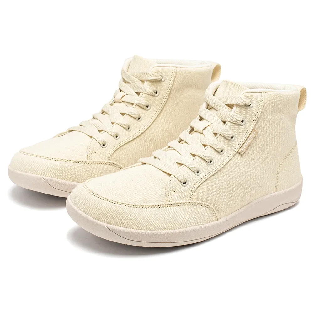 HOBIBEAR Mid-Top Barefoot Canvas Walking Shoes