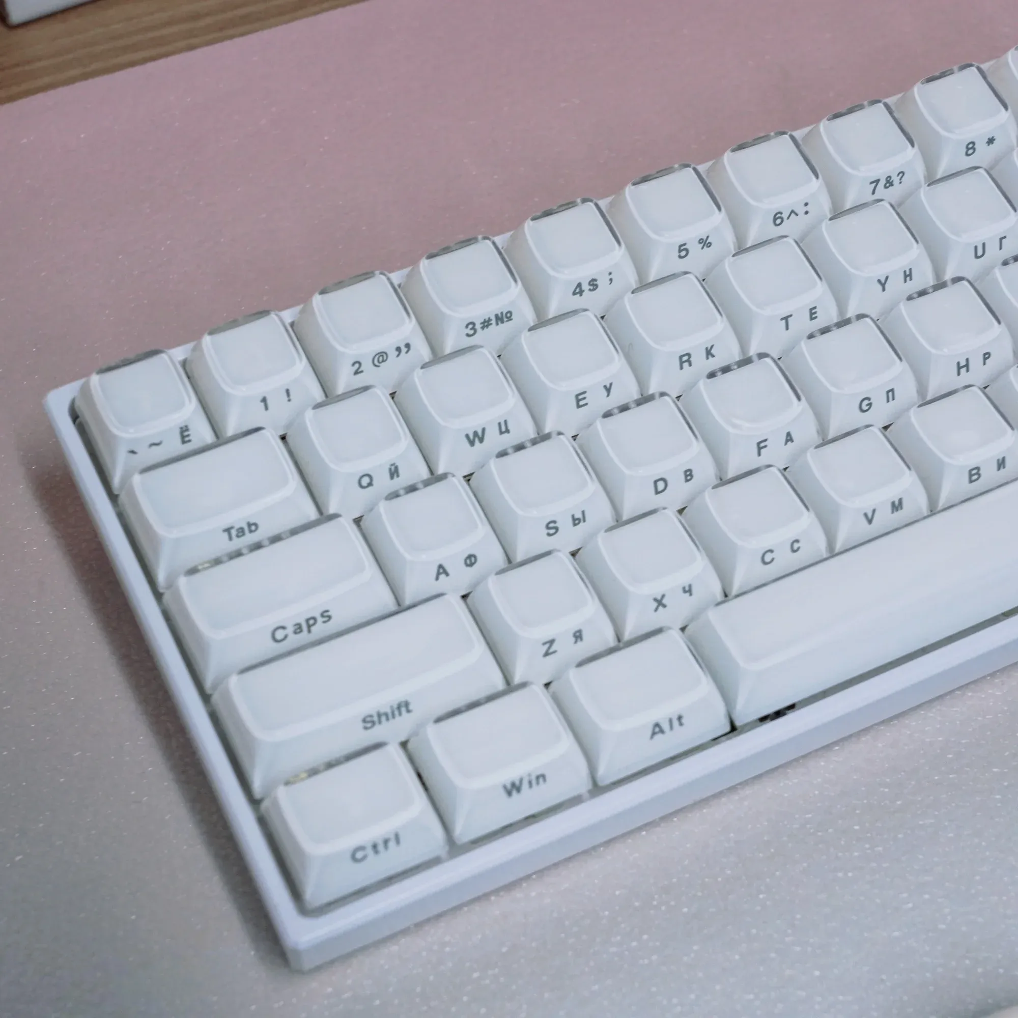 XVX Jello-Style Translucent Keycap Set for 75% Keyboards