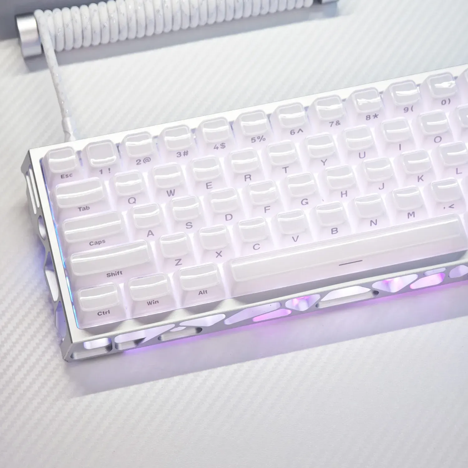 XVX Jello-Style Translucent Keycap Set for 75% Keyboards