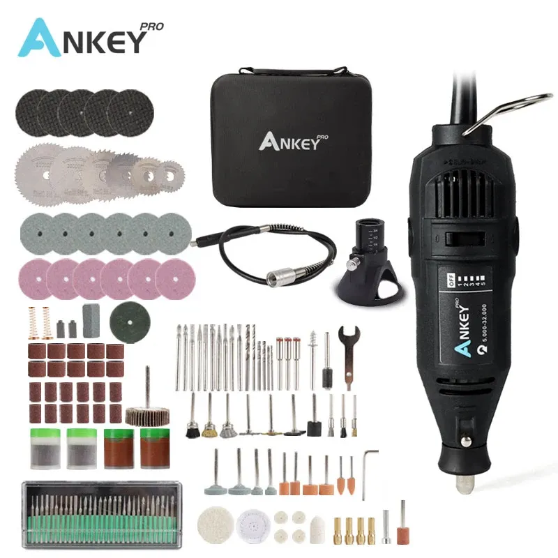ANKEYPRO 180W Variable-Speed Mini Rotary Engraving Tool
