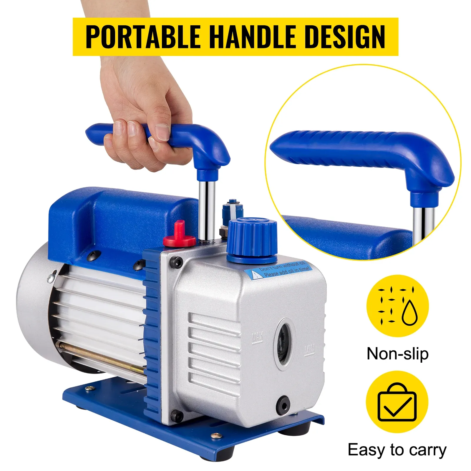 VEVOR AC Vacuum Pump for HVAC and Refrigeration