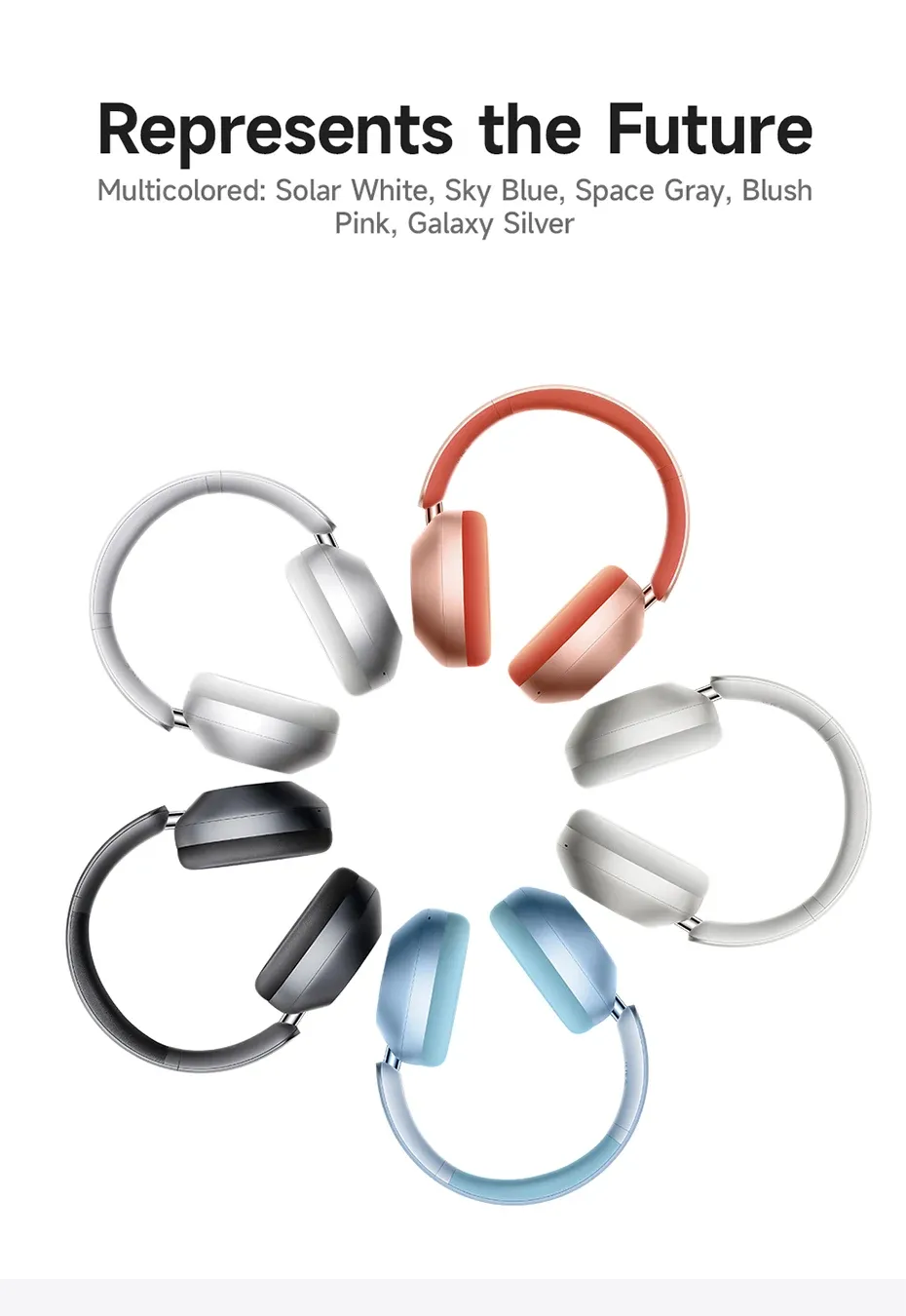 Picun F6 ANC Wireless Headphones with Head Tracking and 3D Audio