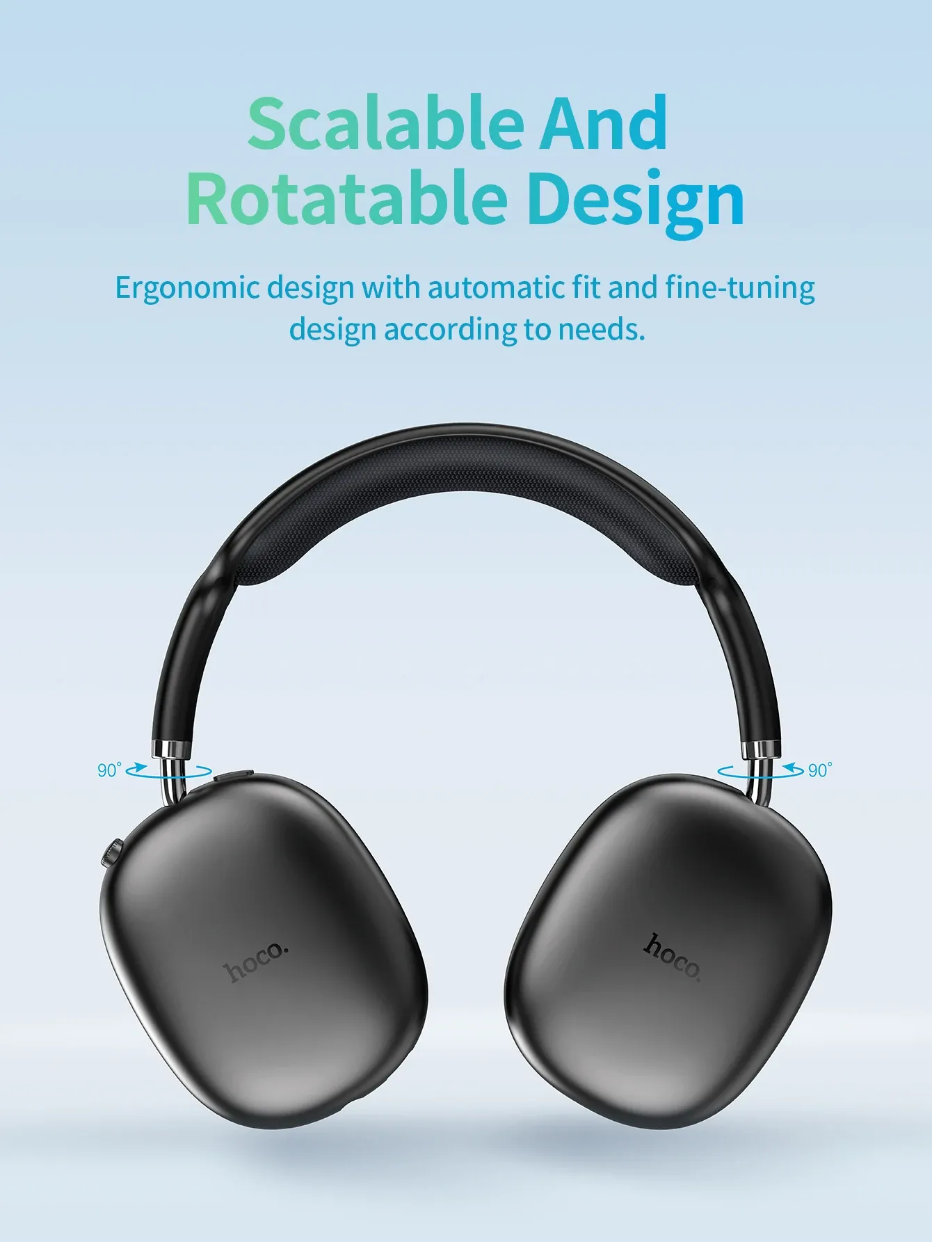 Hoco W35 Air Over-Ear Bluetooth Headphones