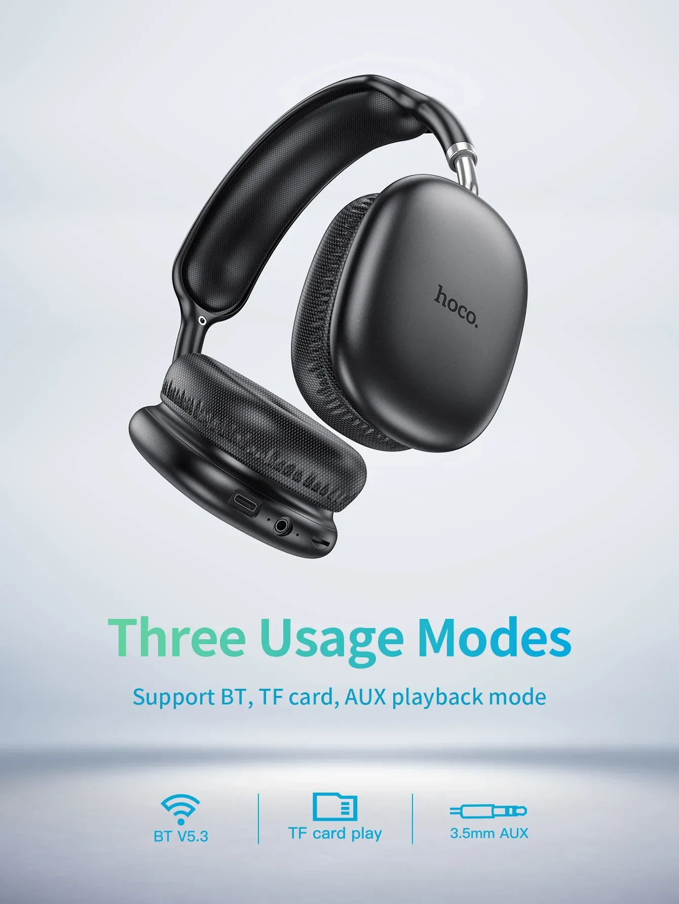 Hoco W35 Air Over-Ear Bluetooth Headphones