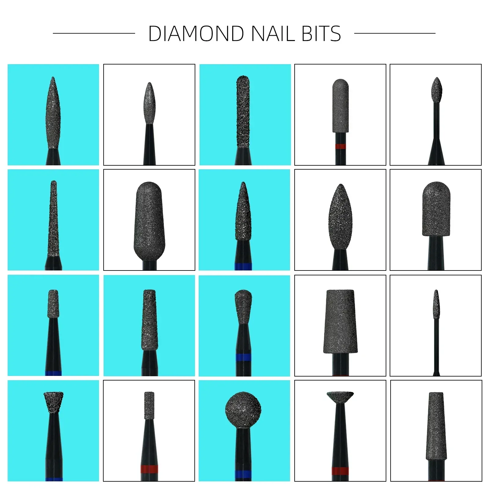 HYTOOS Black Diamond Cuticle Drill Bit