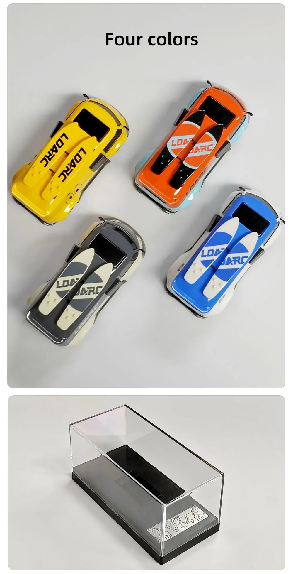 LDARC V64 Mini RC Tabletop Bus