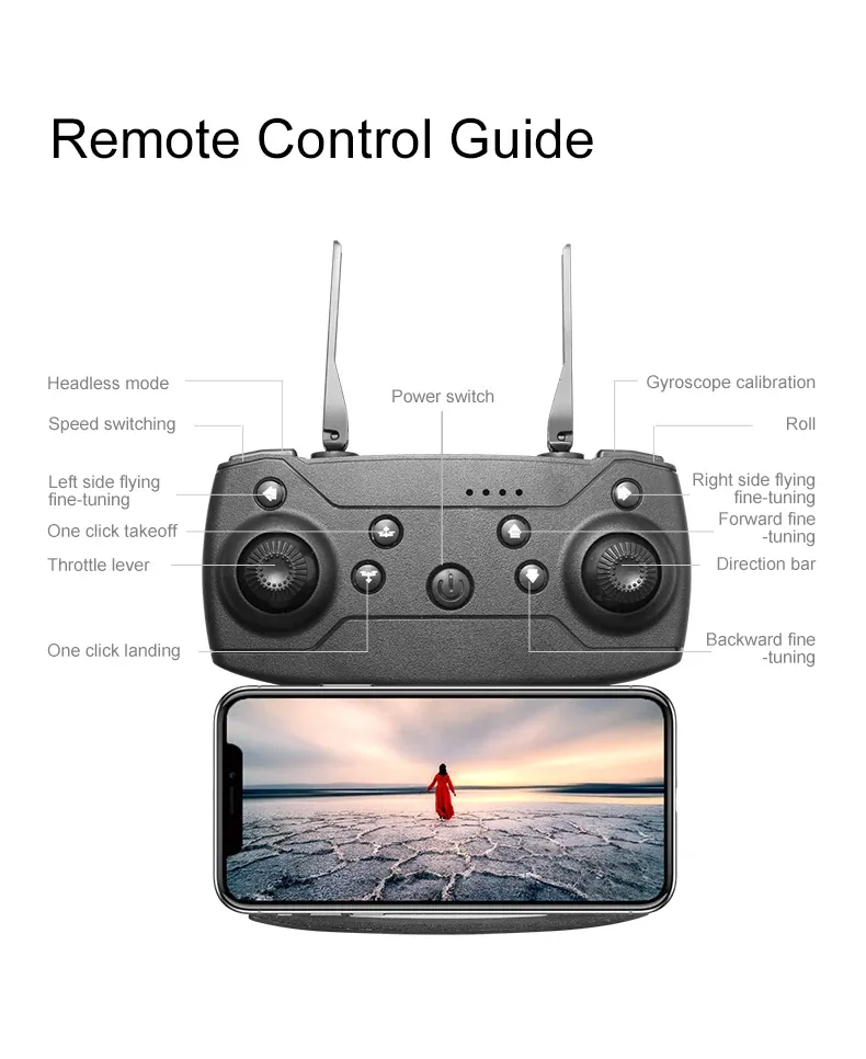 Lenovo D88 Foldable 8K GPS Drone with Dual Camera