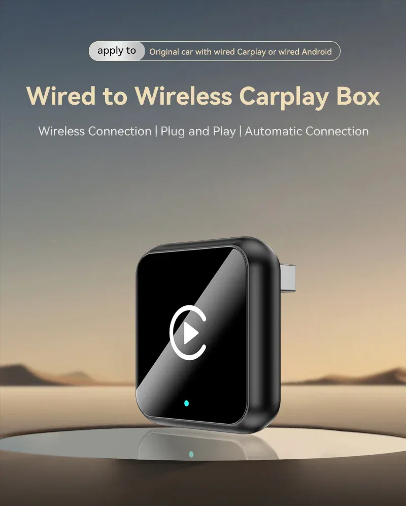 Lenovo Wireless CarPlay and Android Auto Smart Adapter Box
