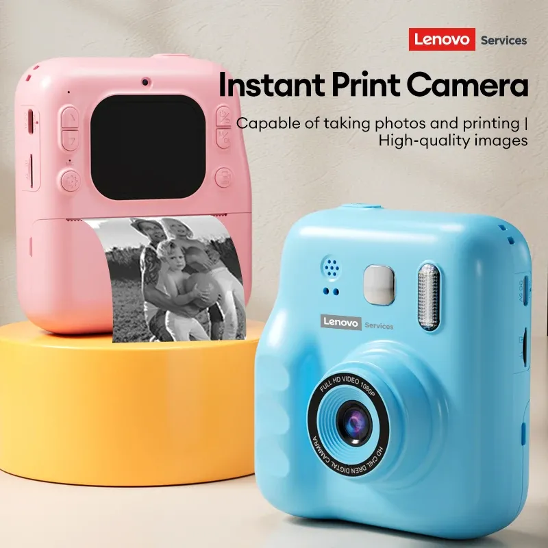 Lenovo DY34 Kids Print Instant Camera with 32GB Storage