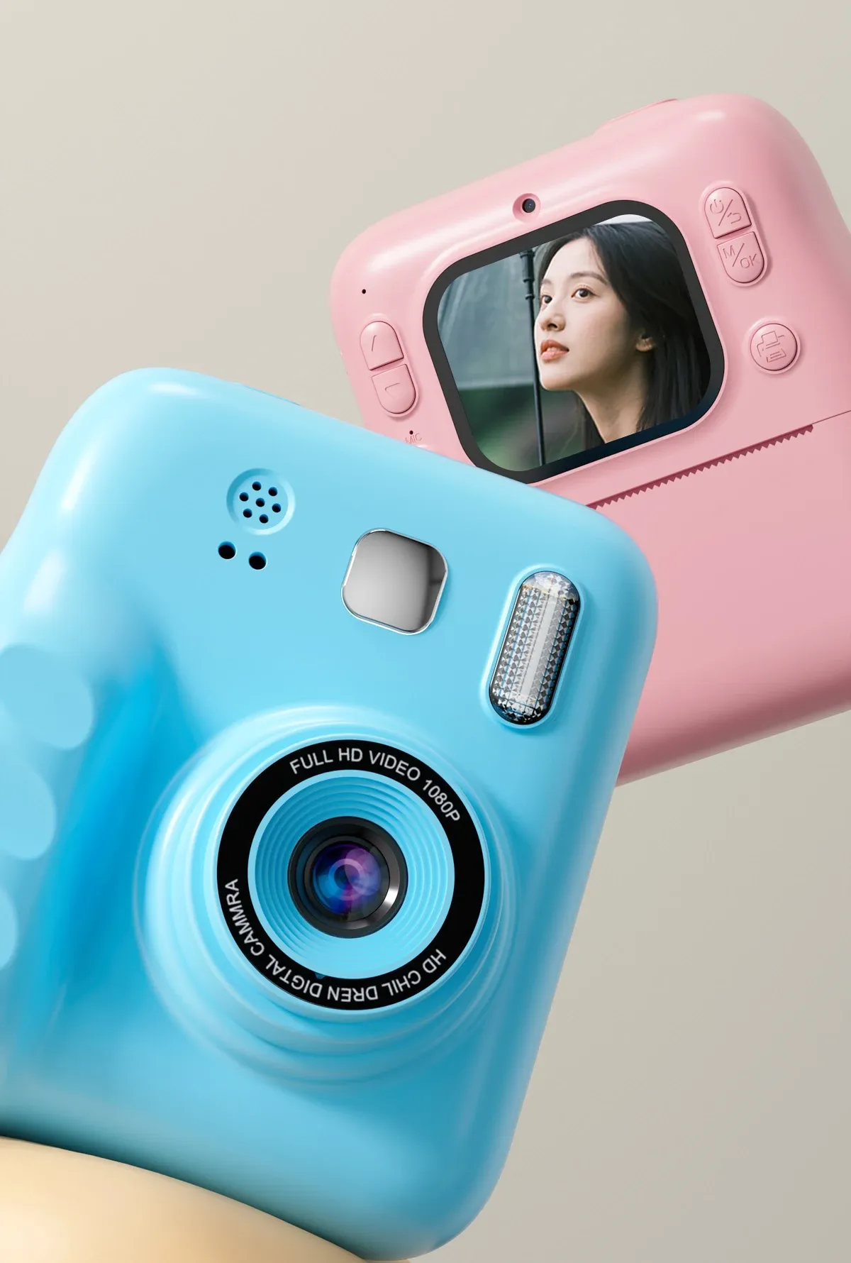 Lenovo DY34 Kids Print Instant Camera with 32GB Storage