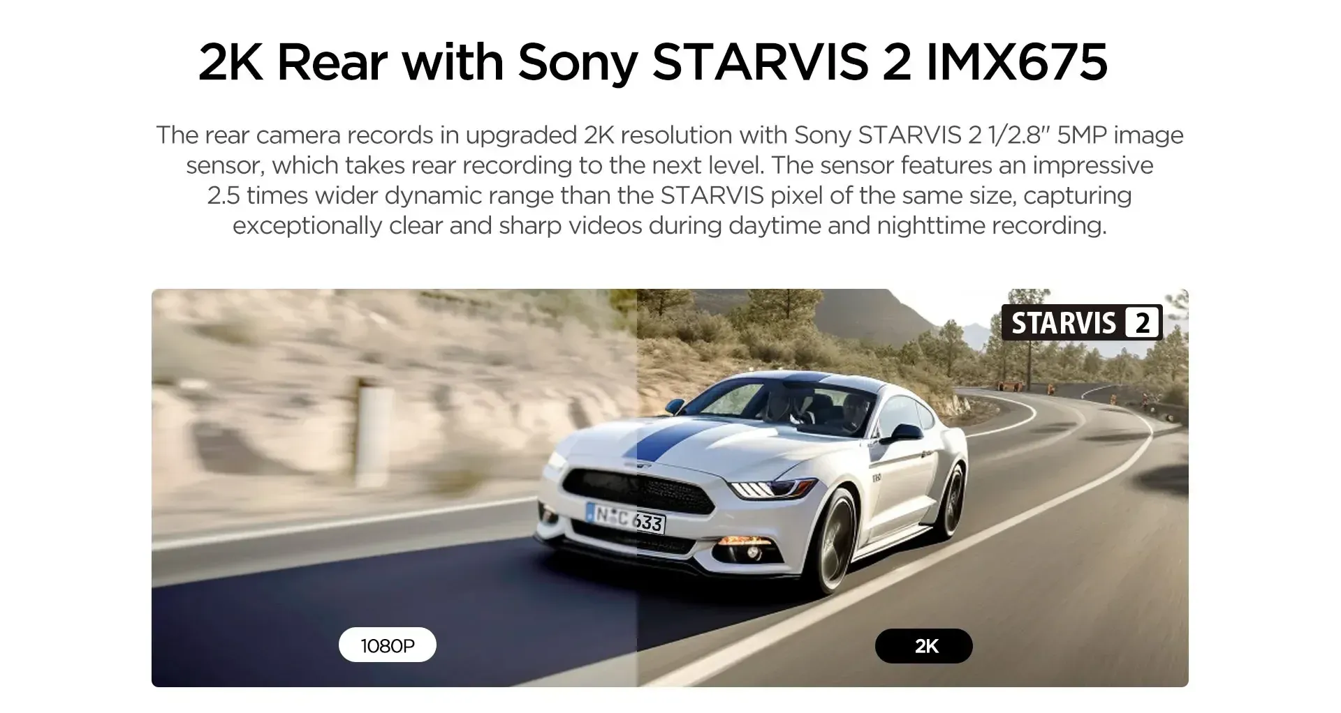 Viofo A229 Plus 2K HDR Dual Dash Cam with STARVIS 2