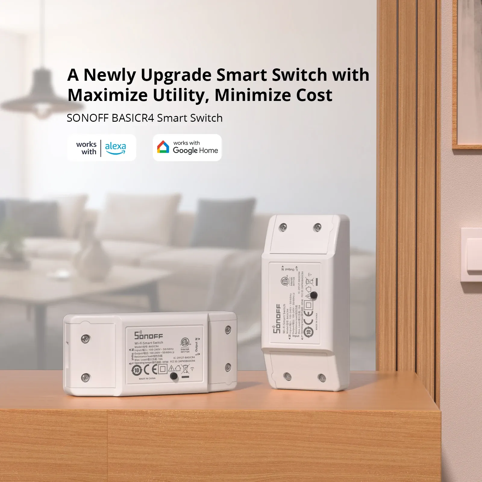 Sonoff BASICR4 Wi-Fi Smart Light Switch Module
