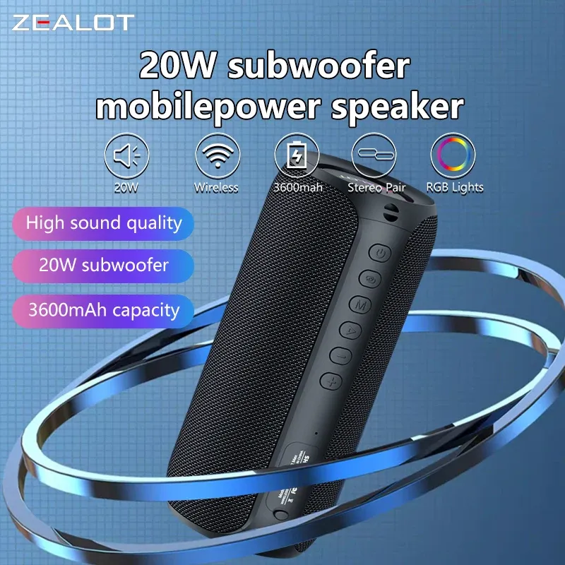 Zealot S32 Max Portable Waterproof Bluetooth Speaker