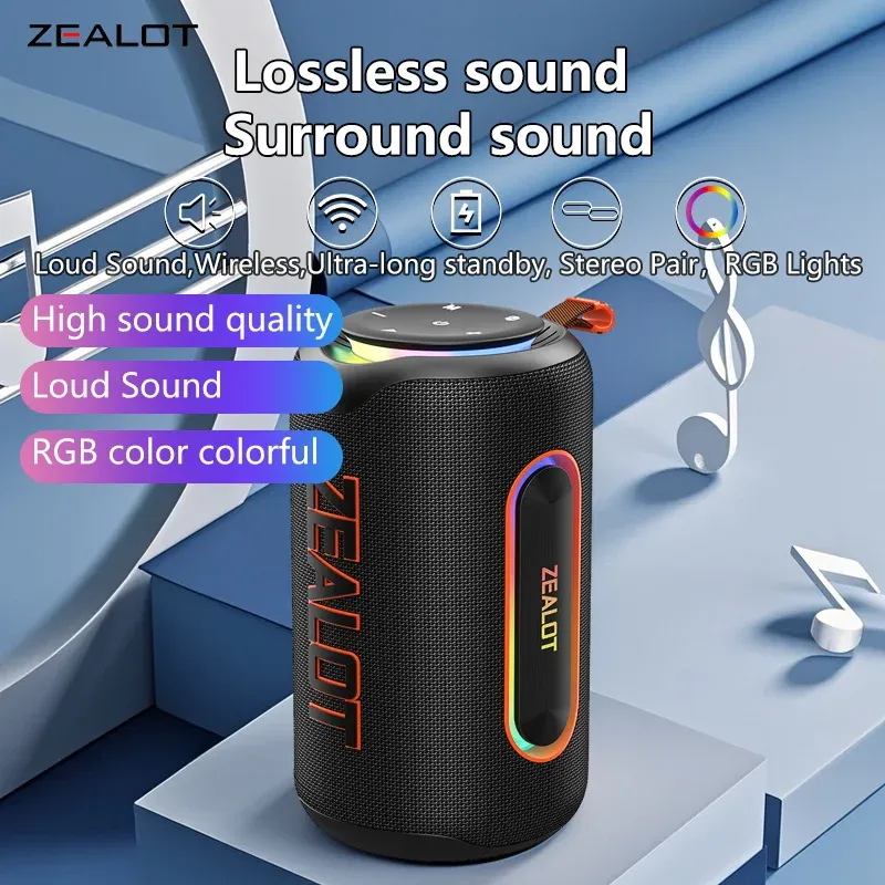 ZEALOT MP1 60W Portable Waterproof Bluetooth Speaker