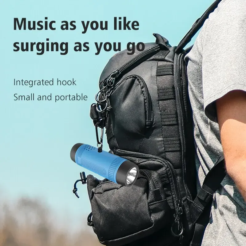 Zealot S1 Portable Waterproof Bluetooth Speaker with Flashlight